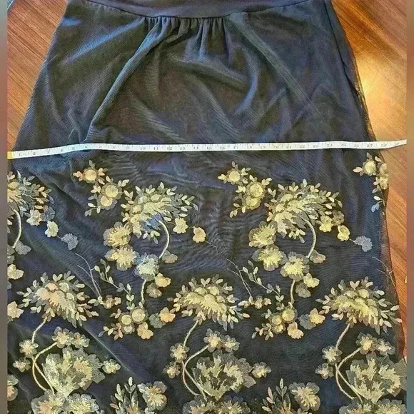 IGIGI Ekanta Black and Gold Beaded Maxi Sleeveless Empire Waist Dress  18/20 - Picture 12 of 16